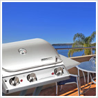 barecue on balcony