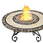 built in fireplace