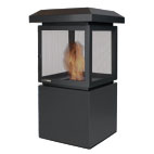 outdoor fireplace